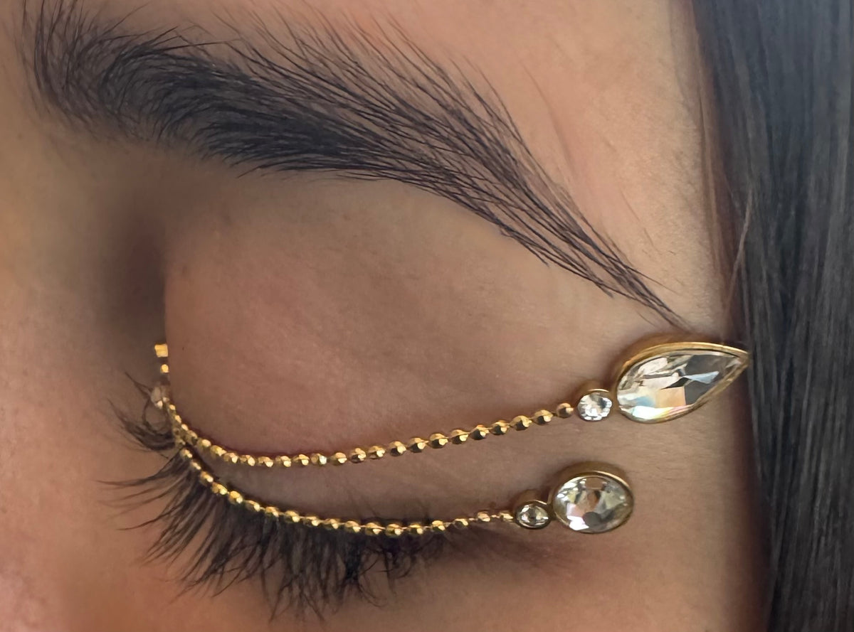 Skye clear gold with Misty clear gold