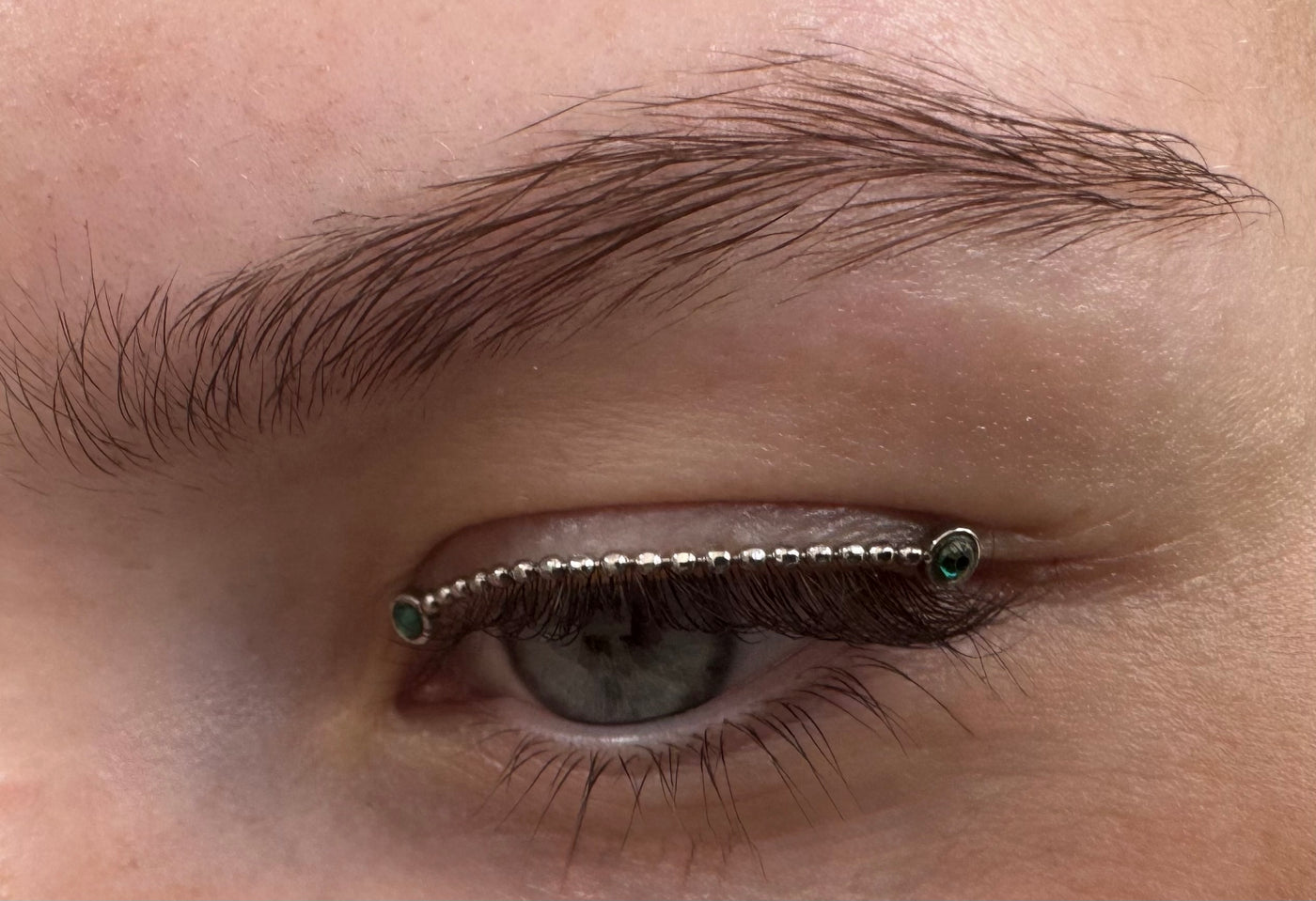 Classic Luna - Discover the choices - Luna Blue Silver Shimmer on model