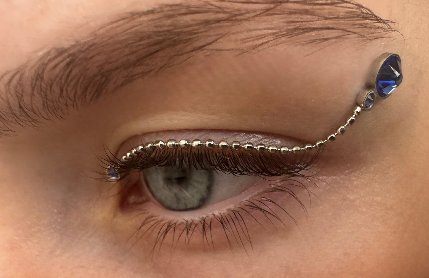 Classic Misty - Discover the choices - Misty Blue Silver Shimmer on model