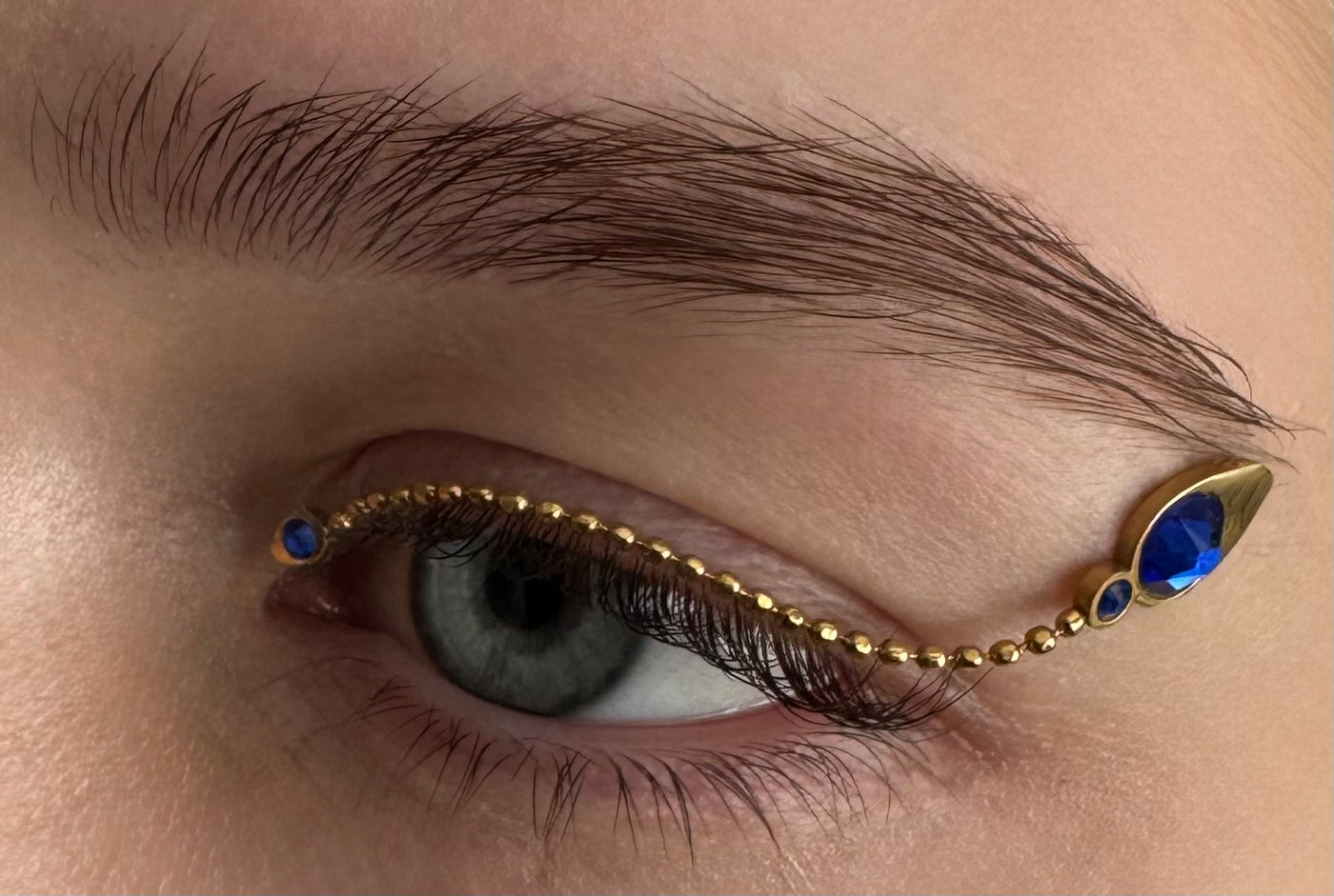 Classic Ocean - Discover the choices - Ocean Blue Gold Glow on model