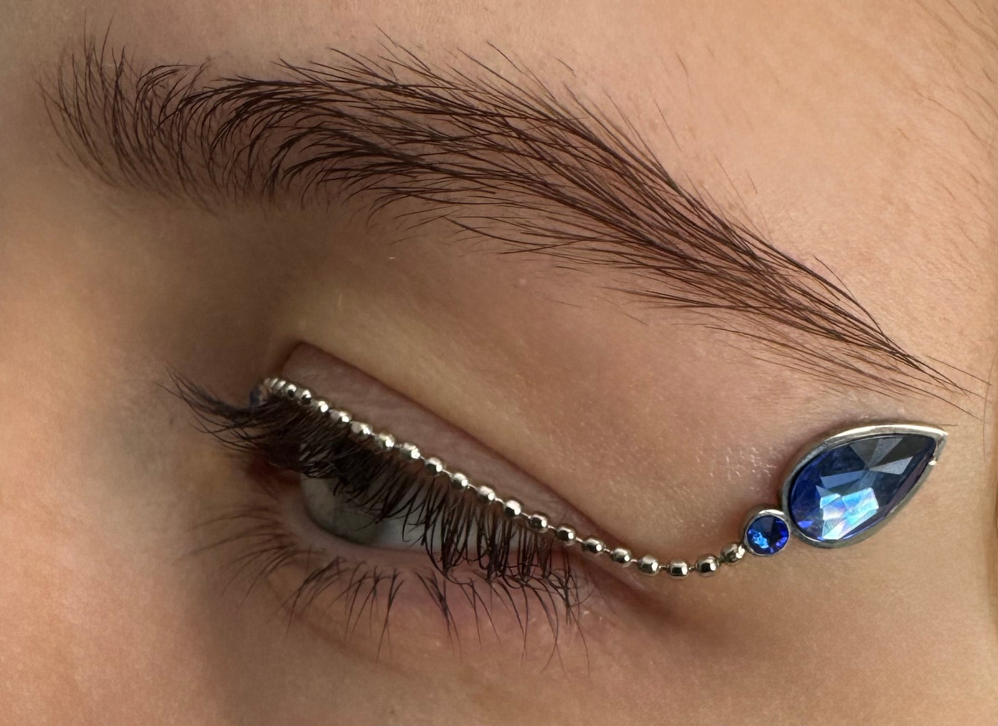 Classic Skye - Discover the choices - Skye Blue Silver Shimmer on model